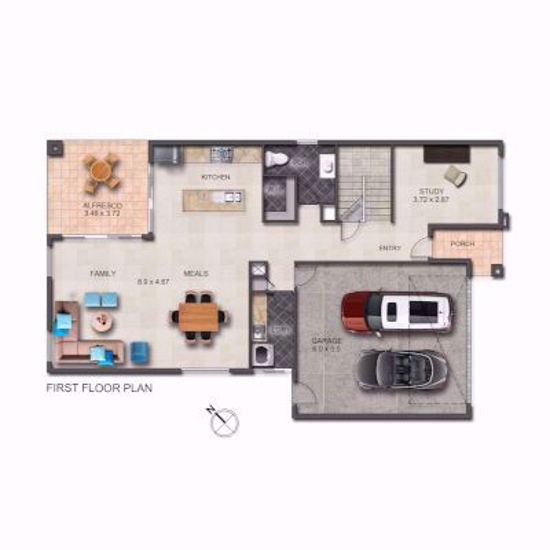 2D Floorplan Redrawn using customer supplied detailed plans